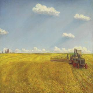 John Steuart Curry - Threshing