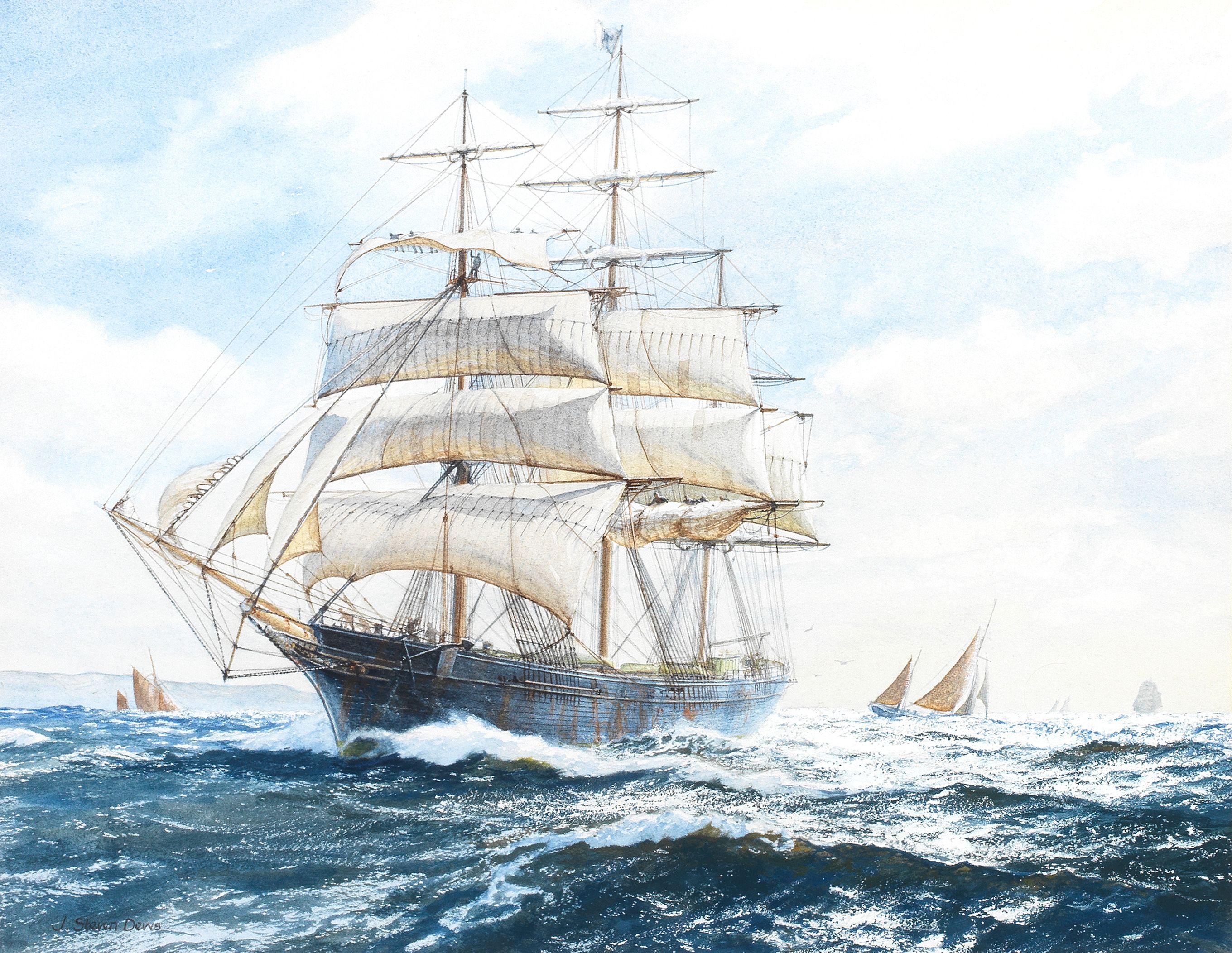 John Steven Dews - Letting out the sails, Sir Lancelot