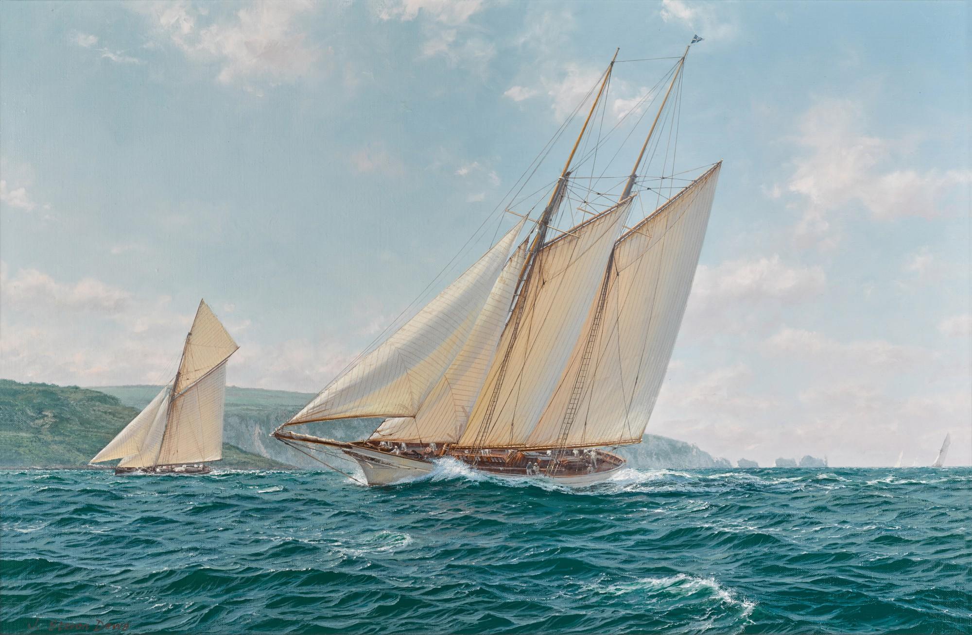 John Steven Dews - \'Medora\' in the Solent