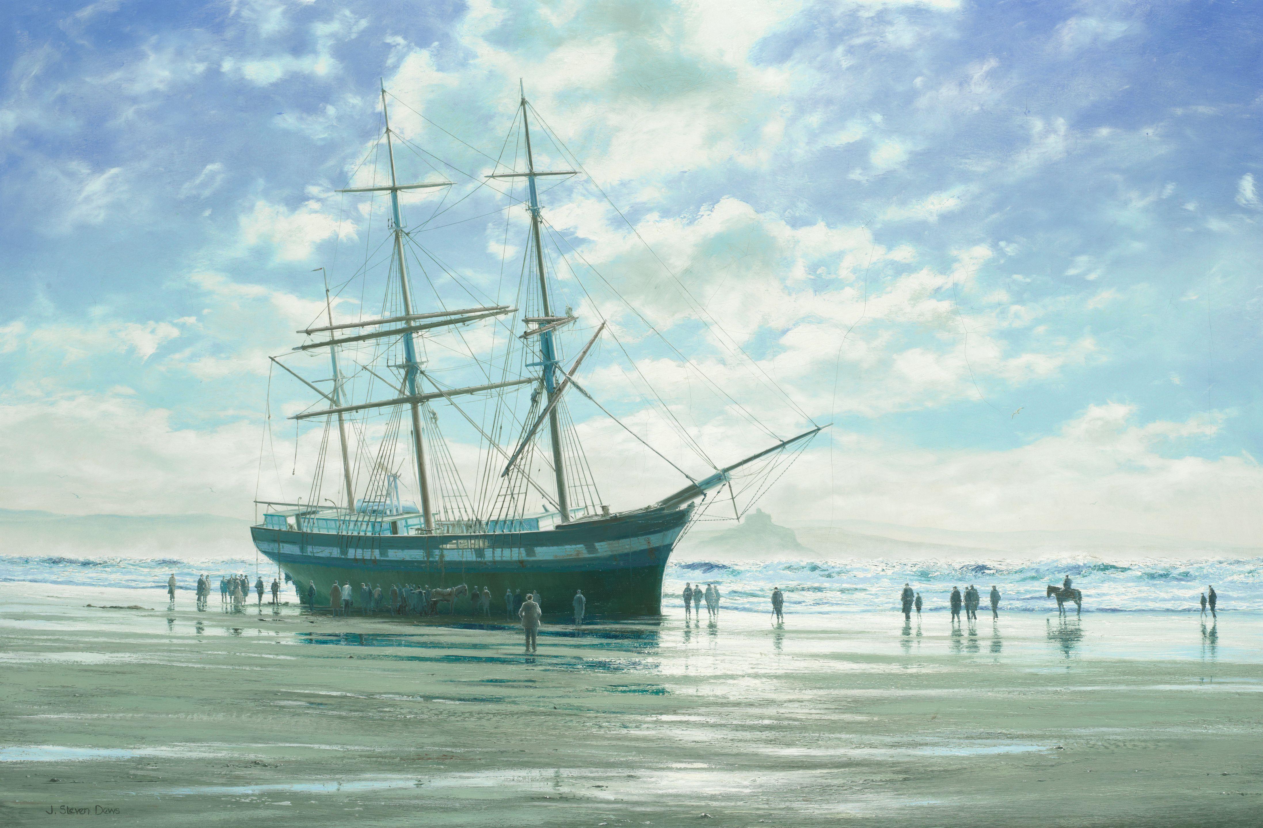 John Steven Dews - \'Norwegian barque \