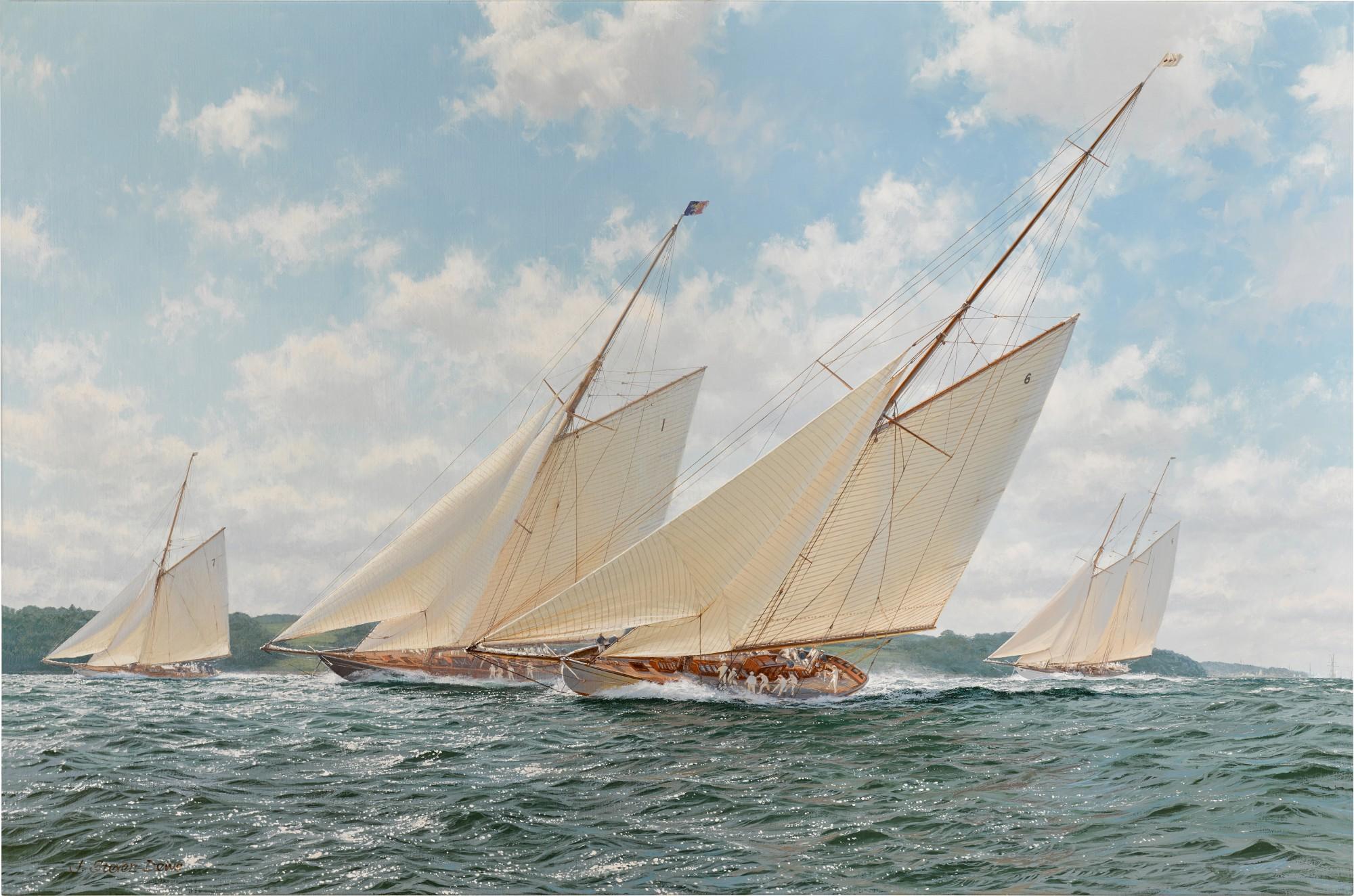 John Steven Dews - Racing off Norris Castle