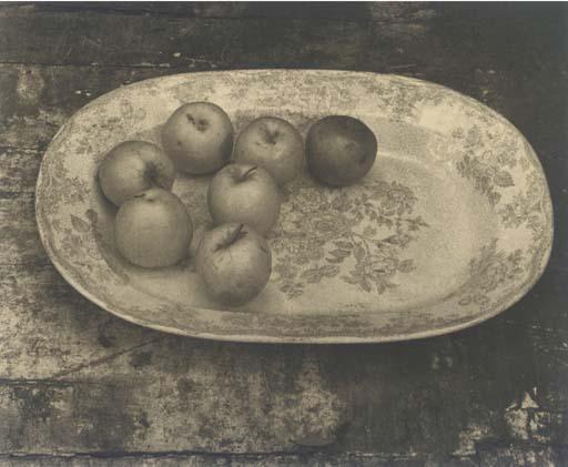 John Stewart - Seven apples on plate, 1994