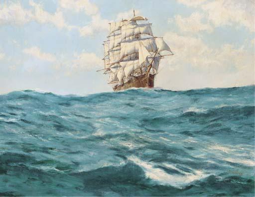 John Stewart - The American Clipper Red Jacket in the Southern Ocean