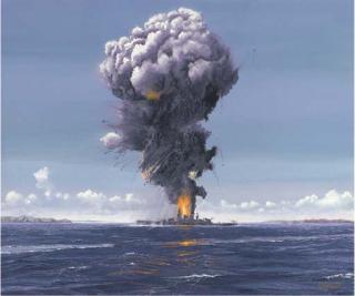 John Stewart - The explosion of the Italian cruiser Roma