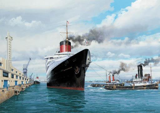 John Stewart - The Normandie Departing From Le Havre