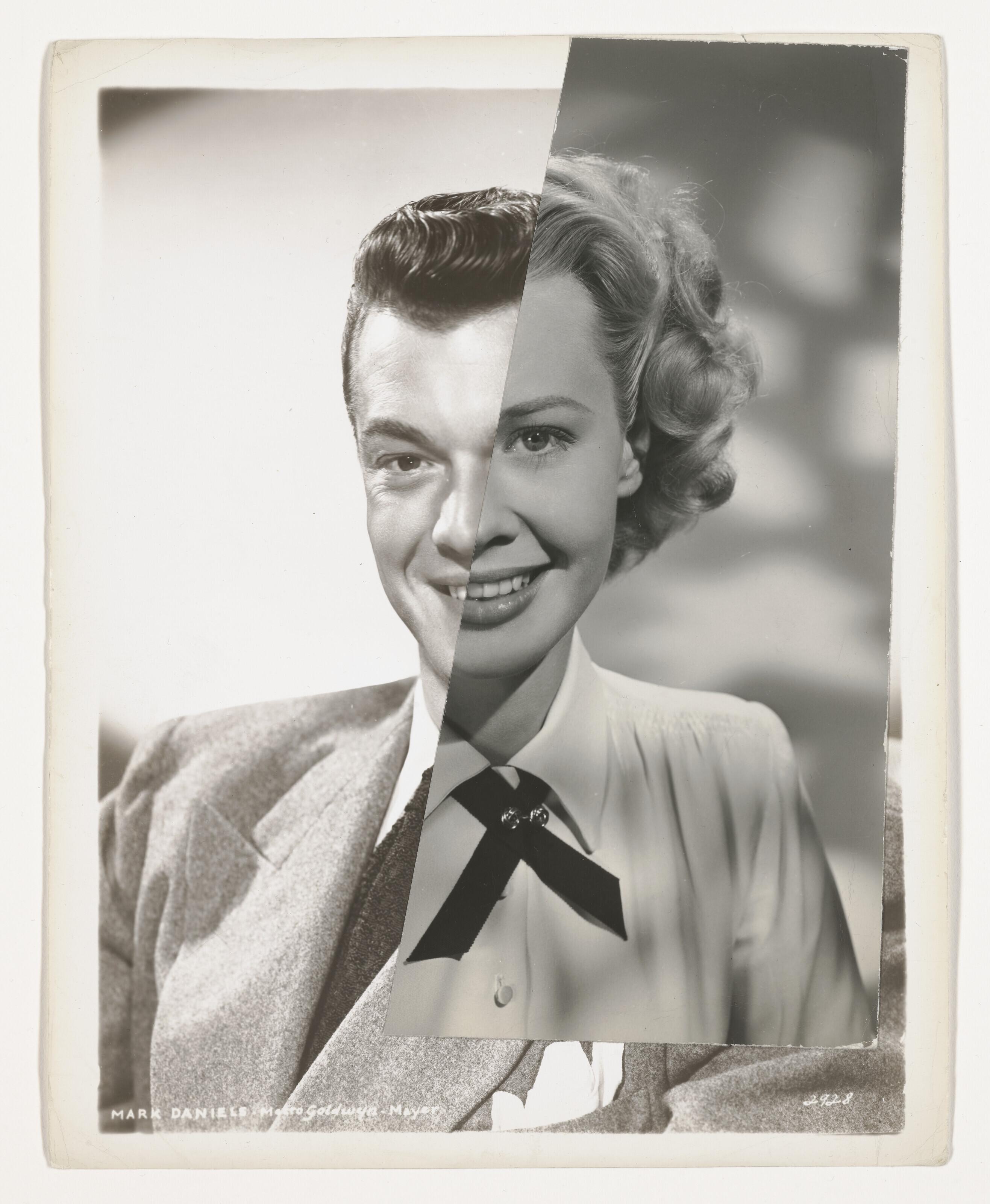 John Stezaker - Marriage (Film Portrait Collage) XLV