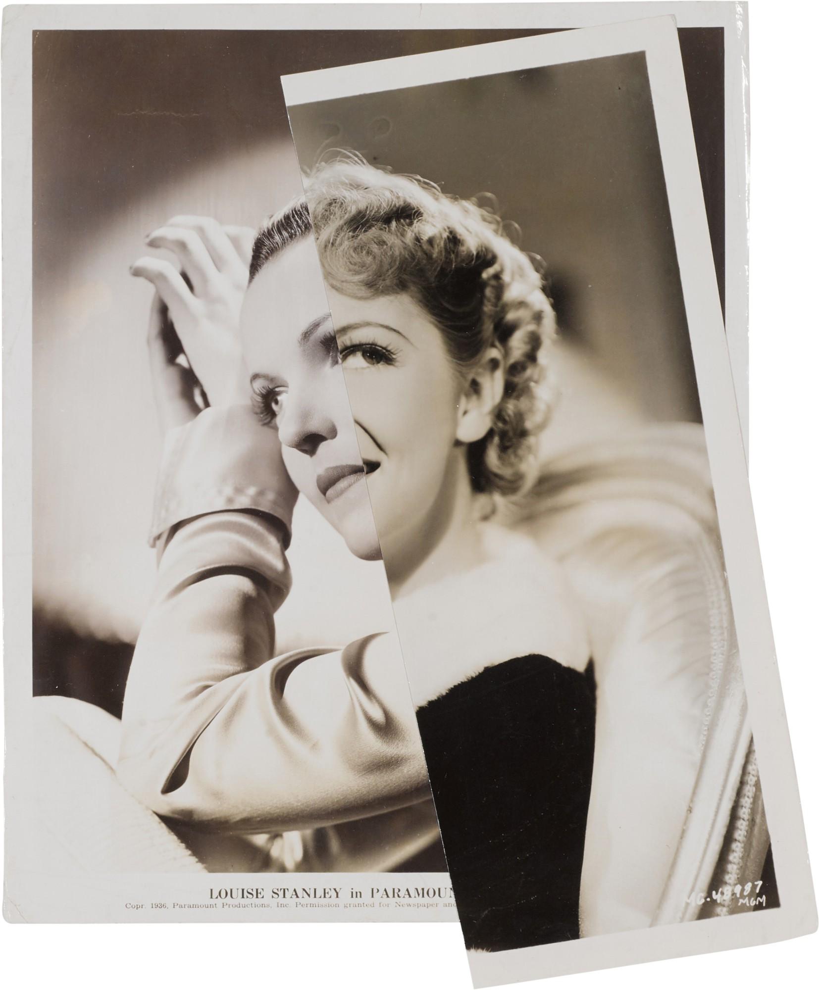 John Stezaker - She (Film Portrait Collage) V