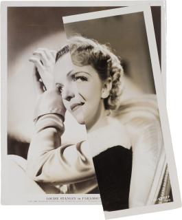 John Stezaker - She (Film Portrait Collage) V