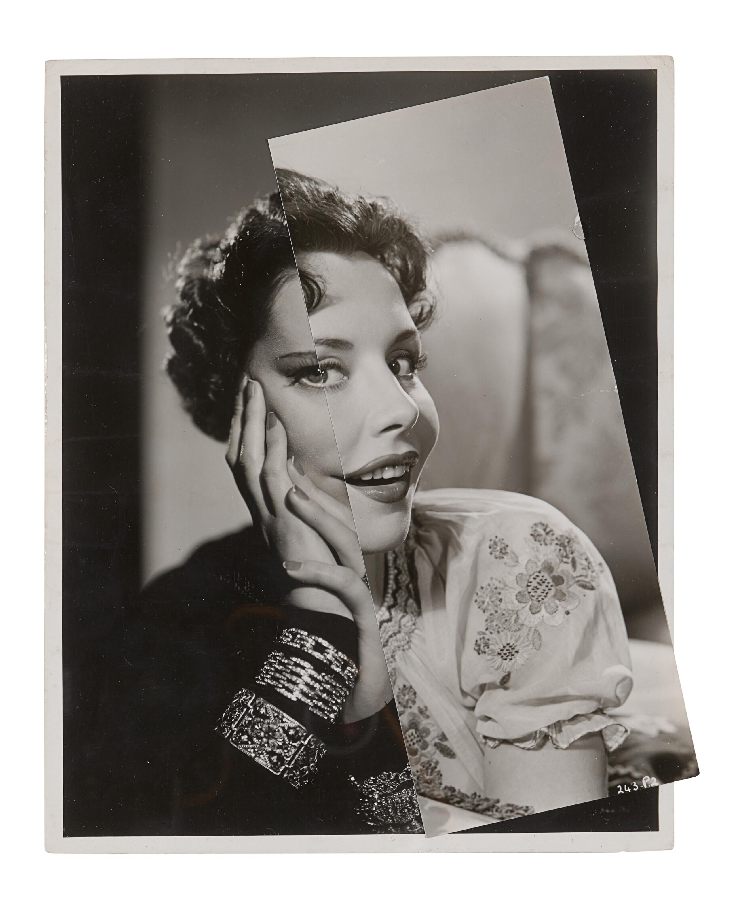 John Stezaker - Untitled (Film Portrait Collage) XXII