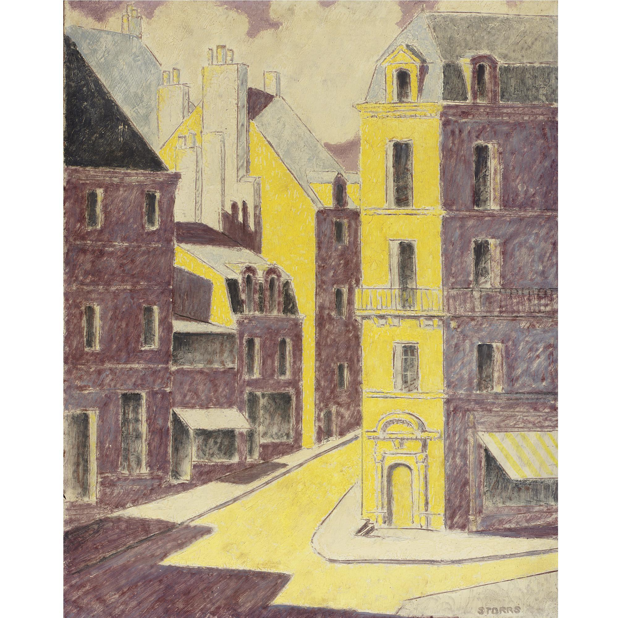 John Storrs - A Street In Chantecaille