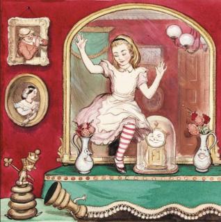 John Strickland Goodall - Alice through the looking glass