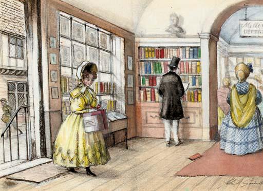 John Strickland Goodall - An afternoon spent in the book shop