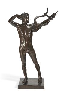 John Talbott Donoghue - THE YOUNG SOPHOCLES LEADING THE CHORUS OF VICTORY AFTER THE BATTLE OF SALAMIS WITH HIS LYRE