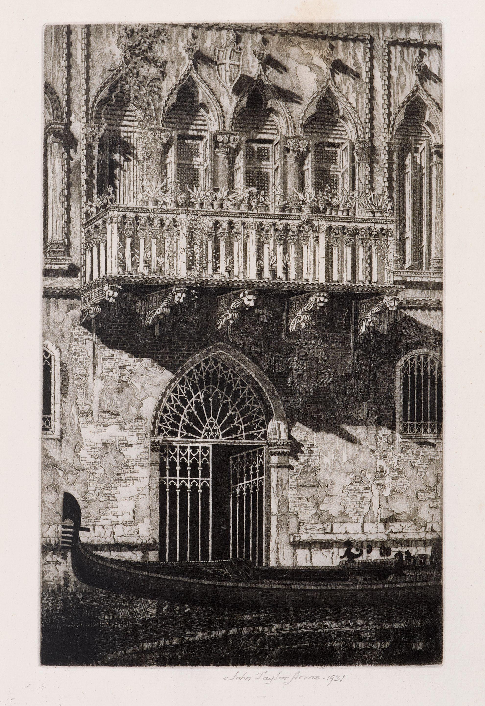 John Taylor Arms - The Balcony (Venetian Gateway), From Italian Series