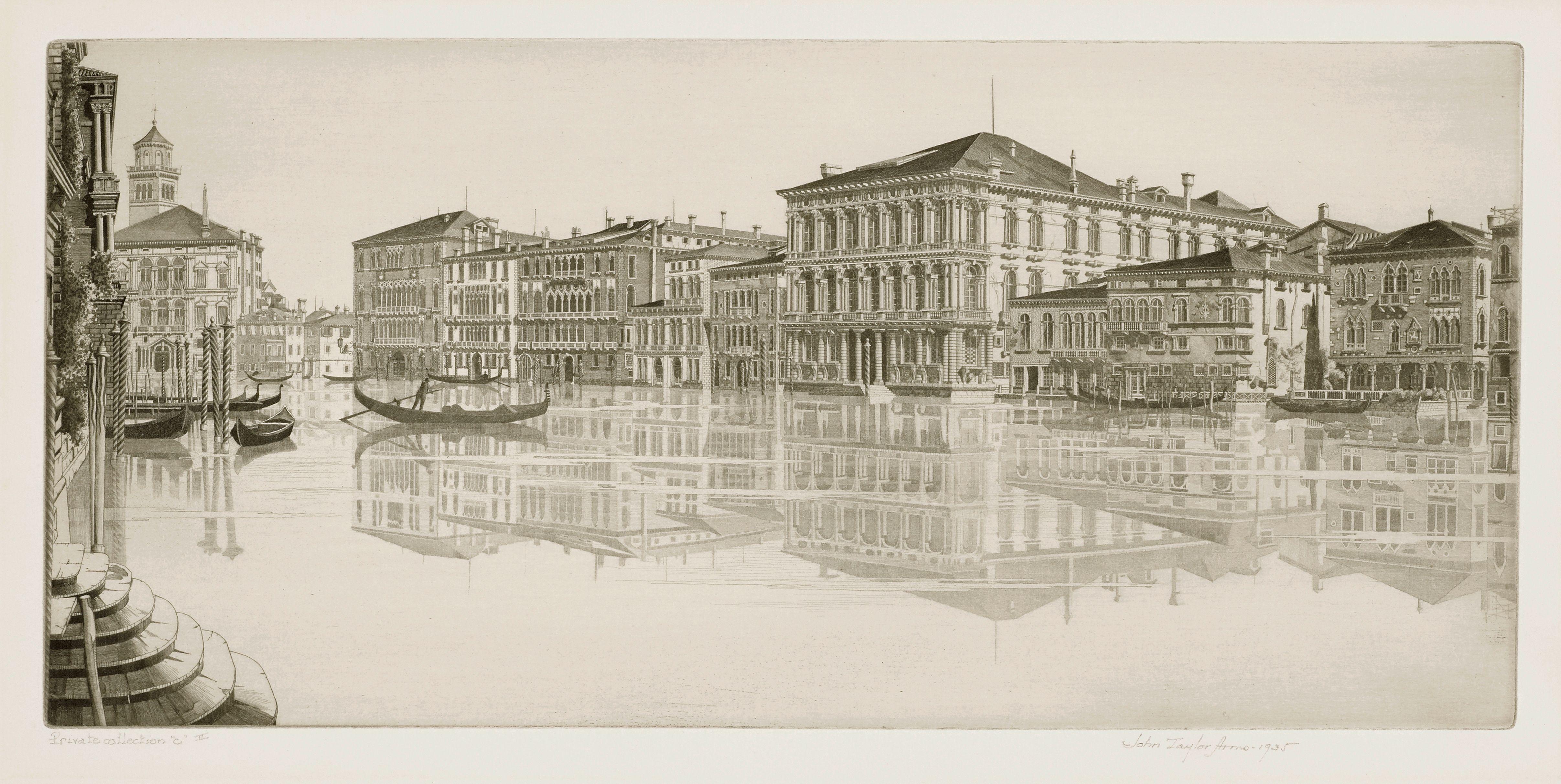 John Taylor Arms - Venetian Mirror (The Grand Canal, Venice), From Italian Series