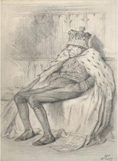 John Tenniel - ‘Hard Lines!’ (‘After All The Big Things I’Ve Been In, To Be Pulled Up For This! Of Course I Can Set It Right, But It’S Really Too Disgusting!’)