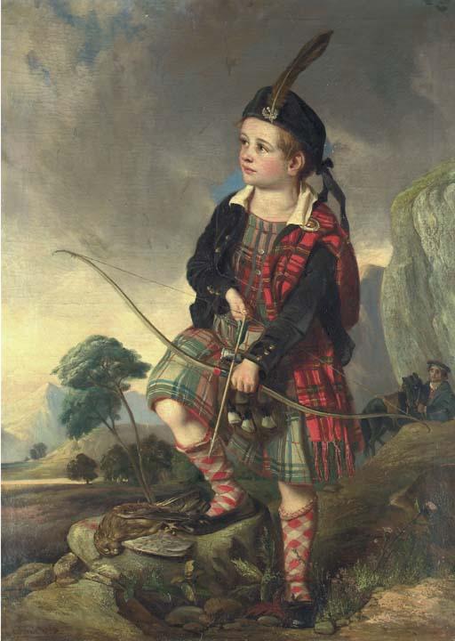 John Thomas Peele, R.B.A. - The young highlander