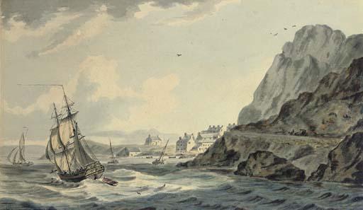 John Thomas Serres - Shipping Off Barmouth, North Wales