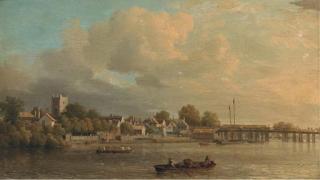 John Thomas Serres - The Thames At Putney