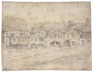 John Todd - Conjunto de once vistas de Vigo, Bayona y Gijón