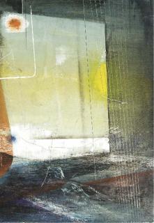 John Tunnard, A.R.A. - Abstract composition with fish