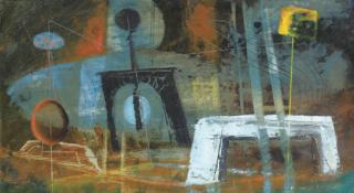 John Tunnard, A.R.A. - Abstract with Circles