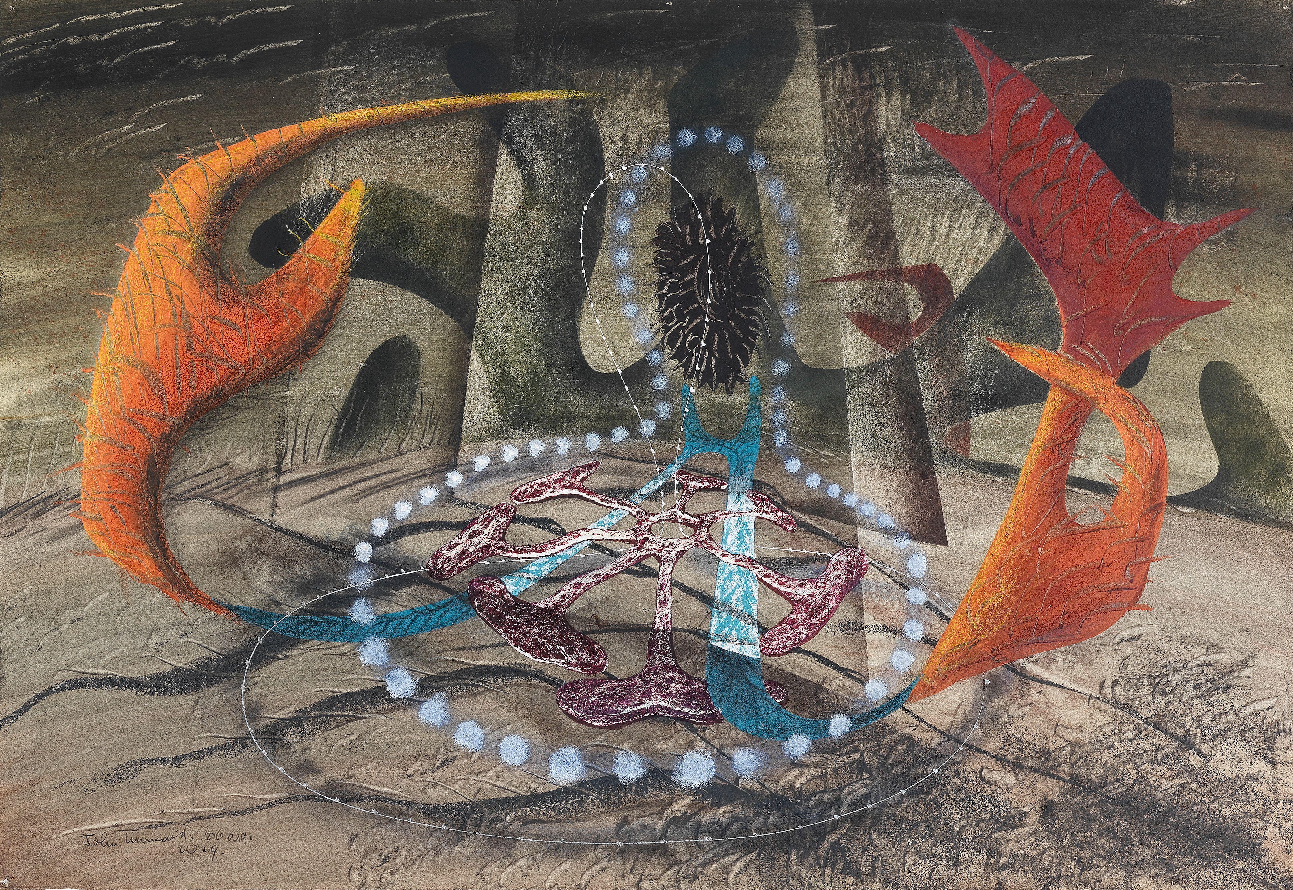 John Tunnard A.R.A. - Fish Trap