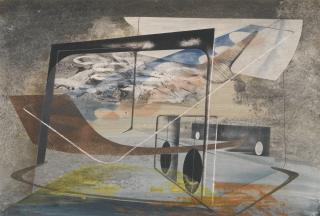 John Tunnard, A.R.A. - Obtuse Trajectory