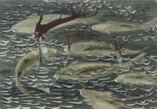 John Tunnard, A.R.A. - Shoal Of Fish