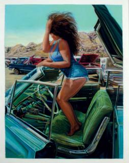 John Valadez - Emerald Tip Toe