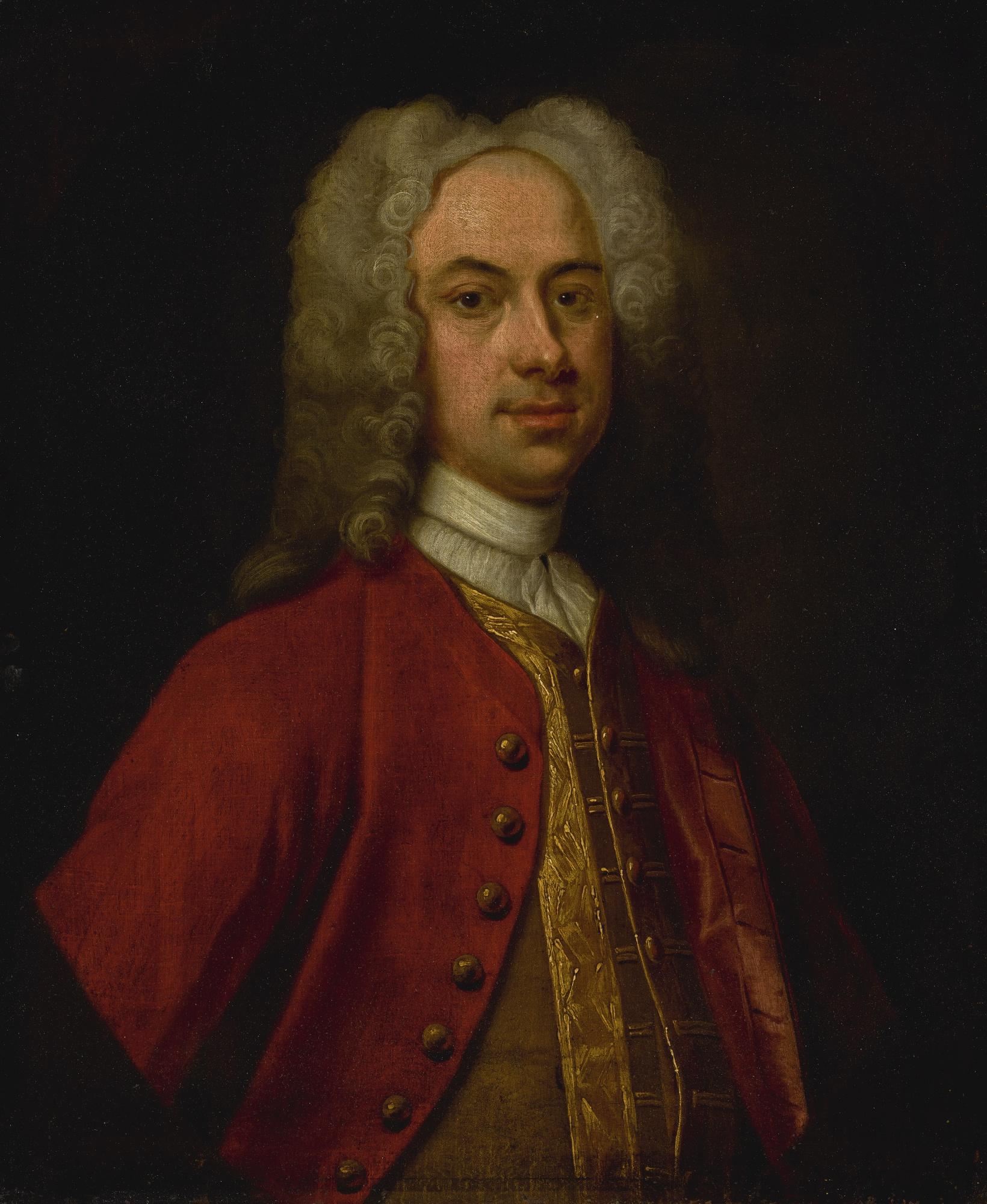 John Van Diest - Portrait Of A Gentleman, Said To Be The Marquis De Karvigne, Half Length