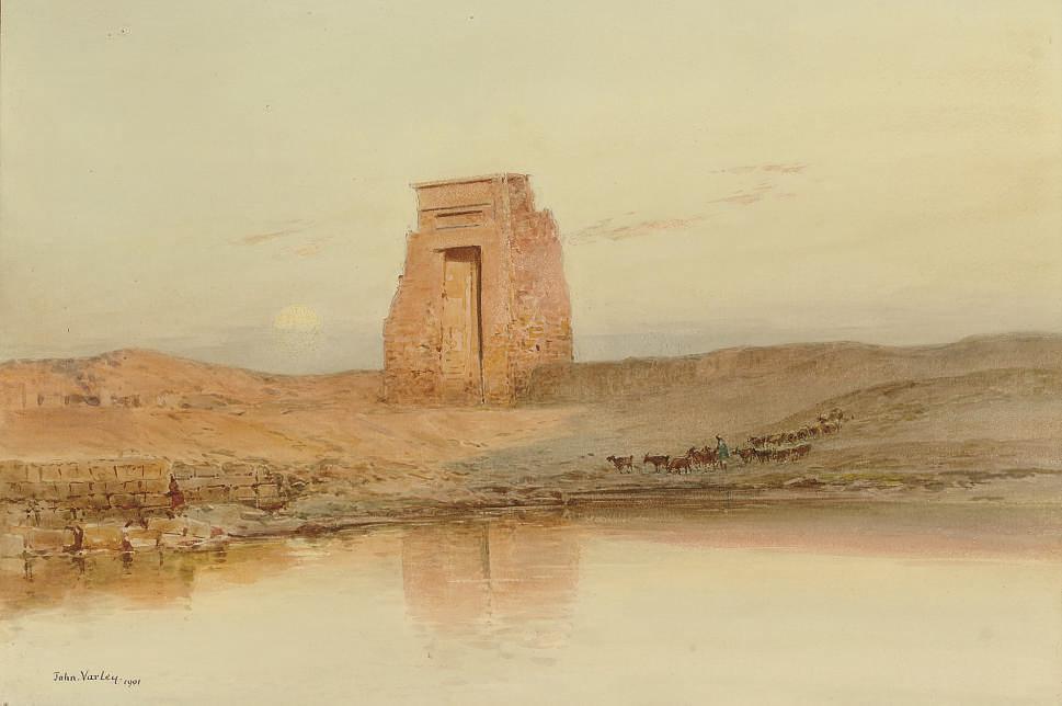 John Varley II - A Bedouin goatherd on the banks of the Nile