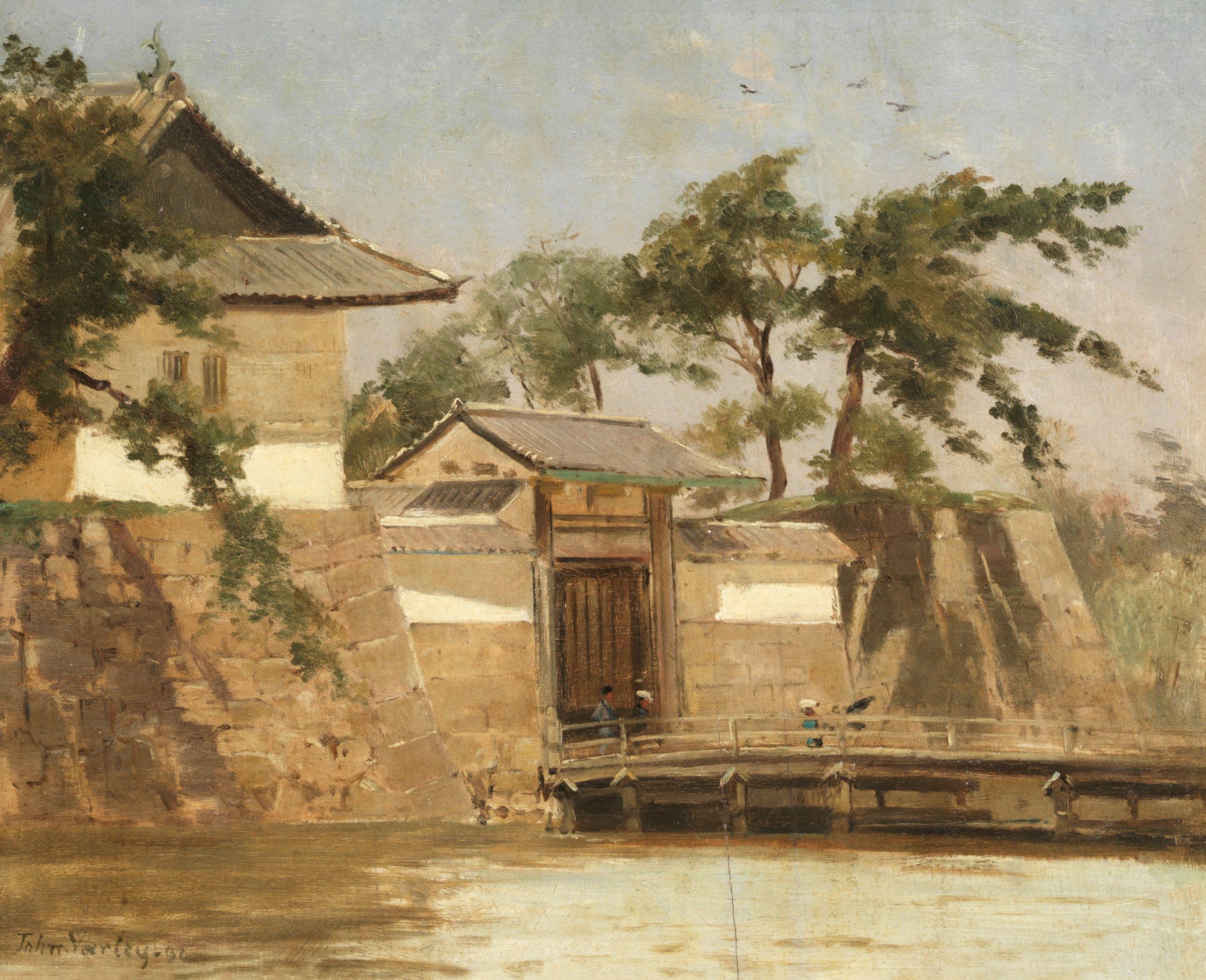 John Varley Jnr. - Nijo Castle wall, Kyoto