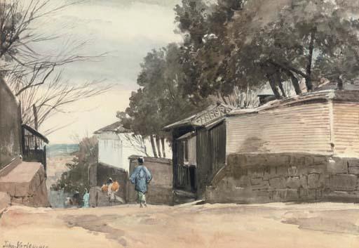 John Varley Jun. - Looking over Shiba quarter, Tokyo