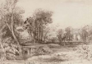 John Varley, O.W.S. - A Claudian capriccio