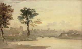 John Varley, O.W.S. - A view of a northern town