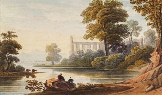 John Varley, O.W.S. - Bolton Abbey, Yorkshire