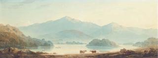 John Varley, O.W.S. - Lake of Killarney, Ireland
