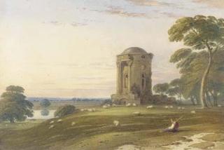 John Varley, O.W.S. - On the terrace