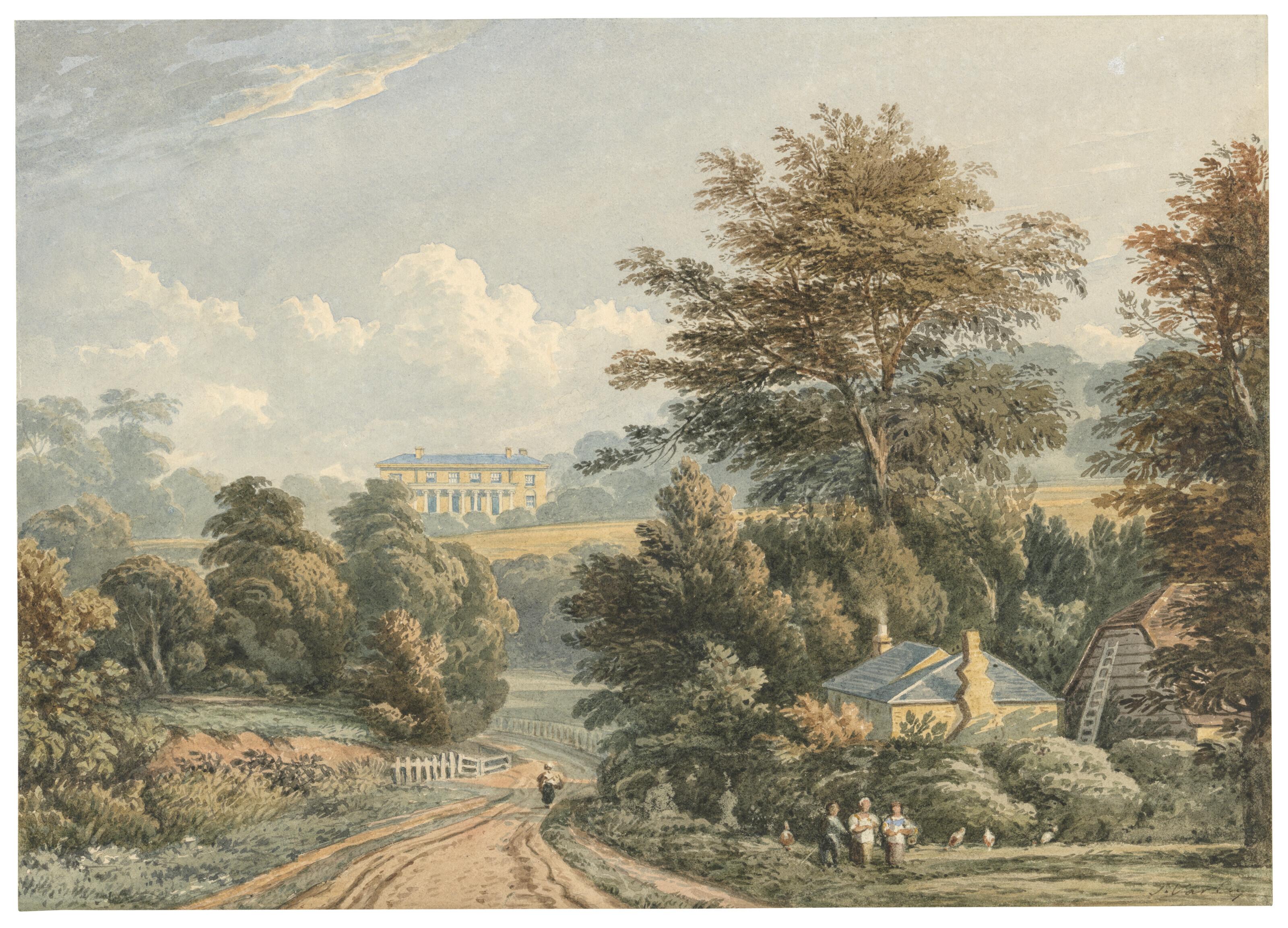 John Varley, O.W.S. - Polesden Lacey, Surrey