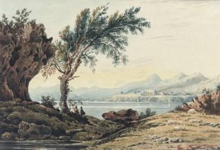 John Varley, O.W.S. - Renteria, Portugal