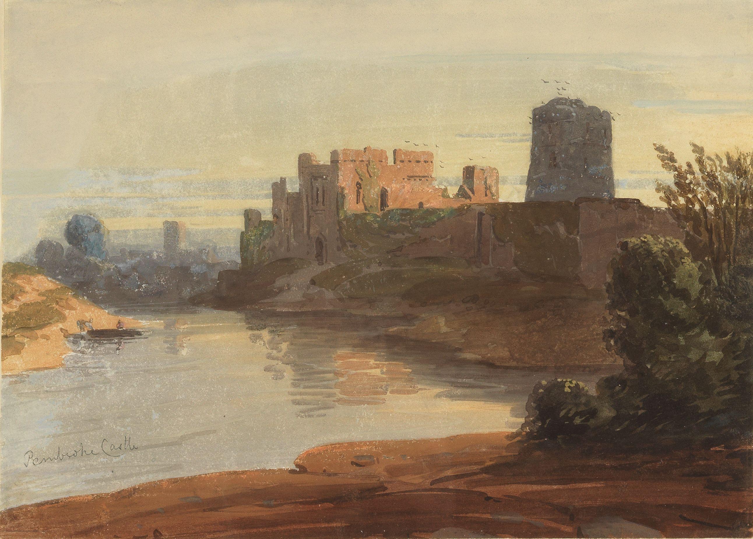 John Varley OWS - Pembroke Castle