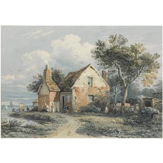 John Varley - The Thames At Chiswick