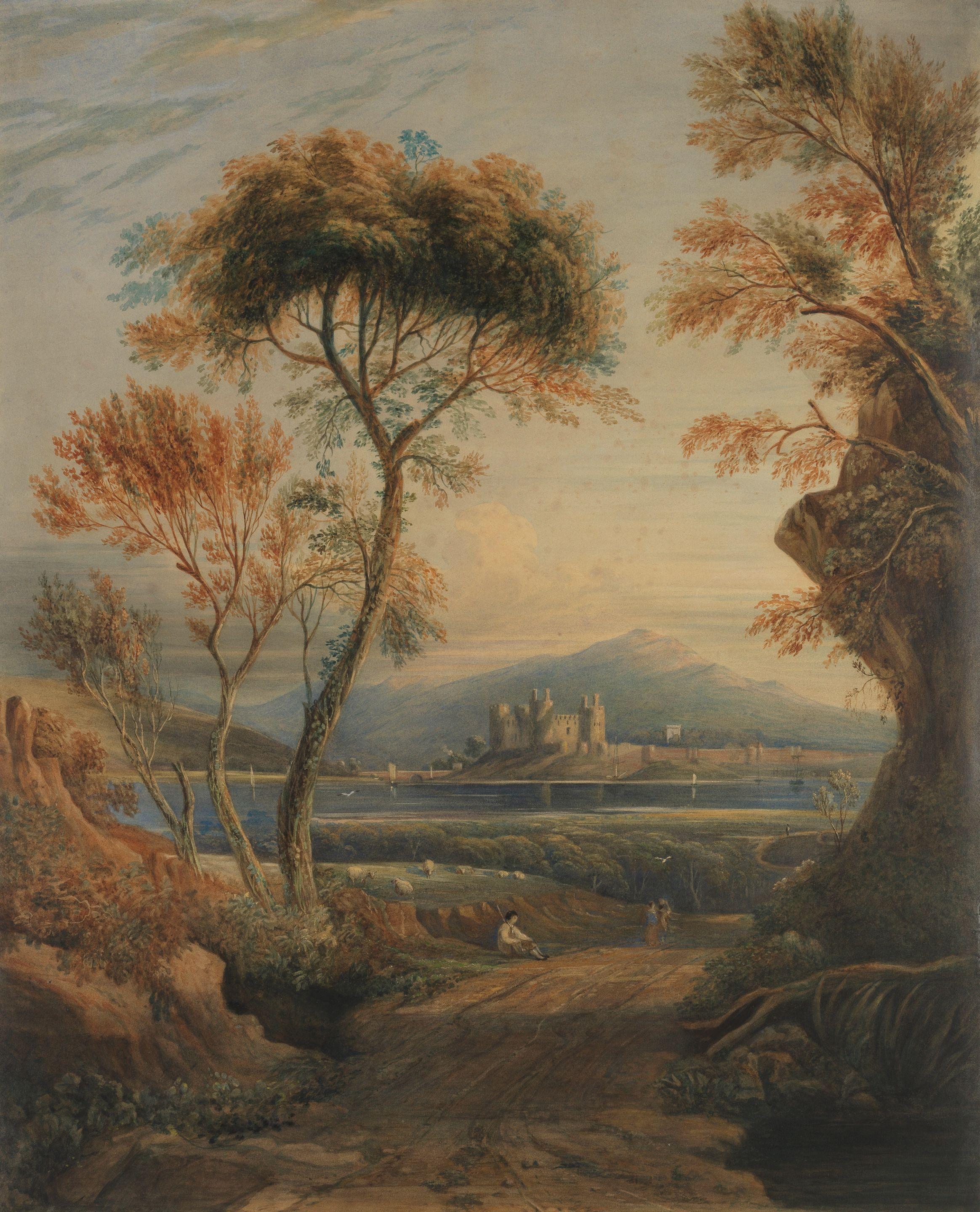 John Varley - View of Conway Castle