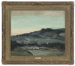 John Vicat Cole, R.O.I., R.B.A. - View of Ilkley, Wharfedale, Yorkshire