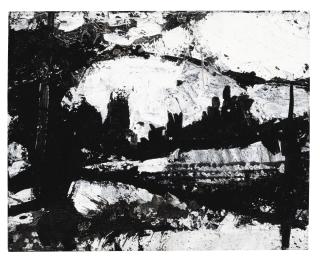 John Virtue - Landscape No. 246; Landscape No. 247