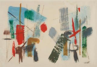 John von Wicht - Untitled sight size 16 x 23 in. (40.6 x 58.4 cm) framed 24 x 31 x 3/4 in.