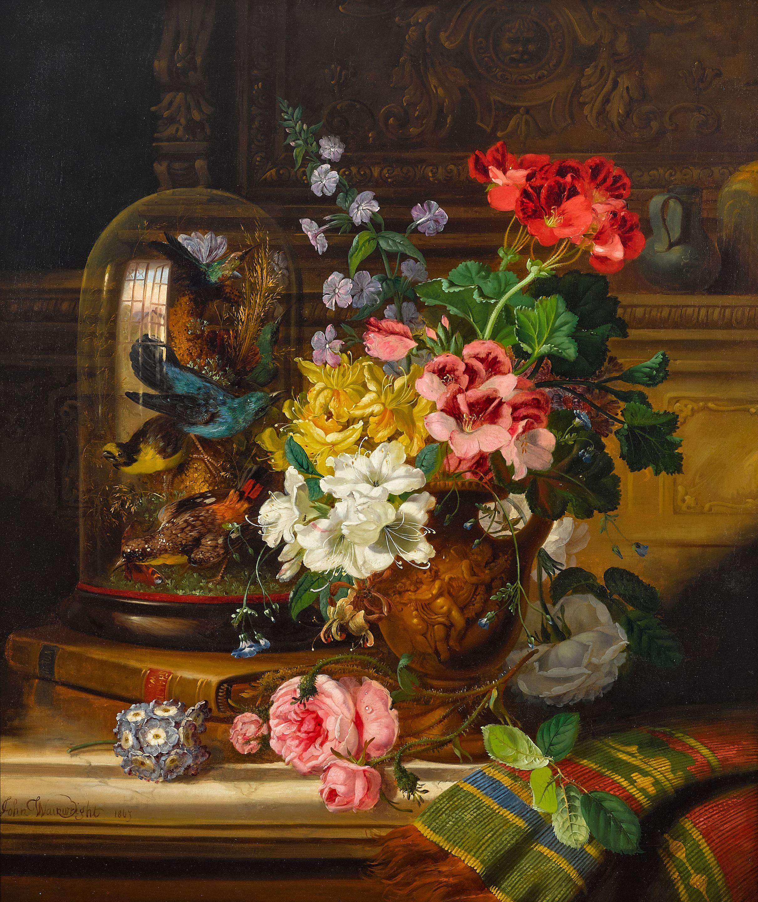 John Wainwright - Flowers and canaries