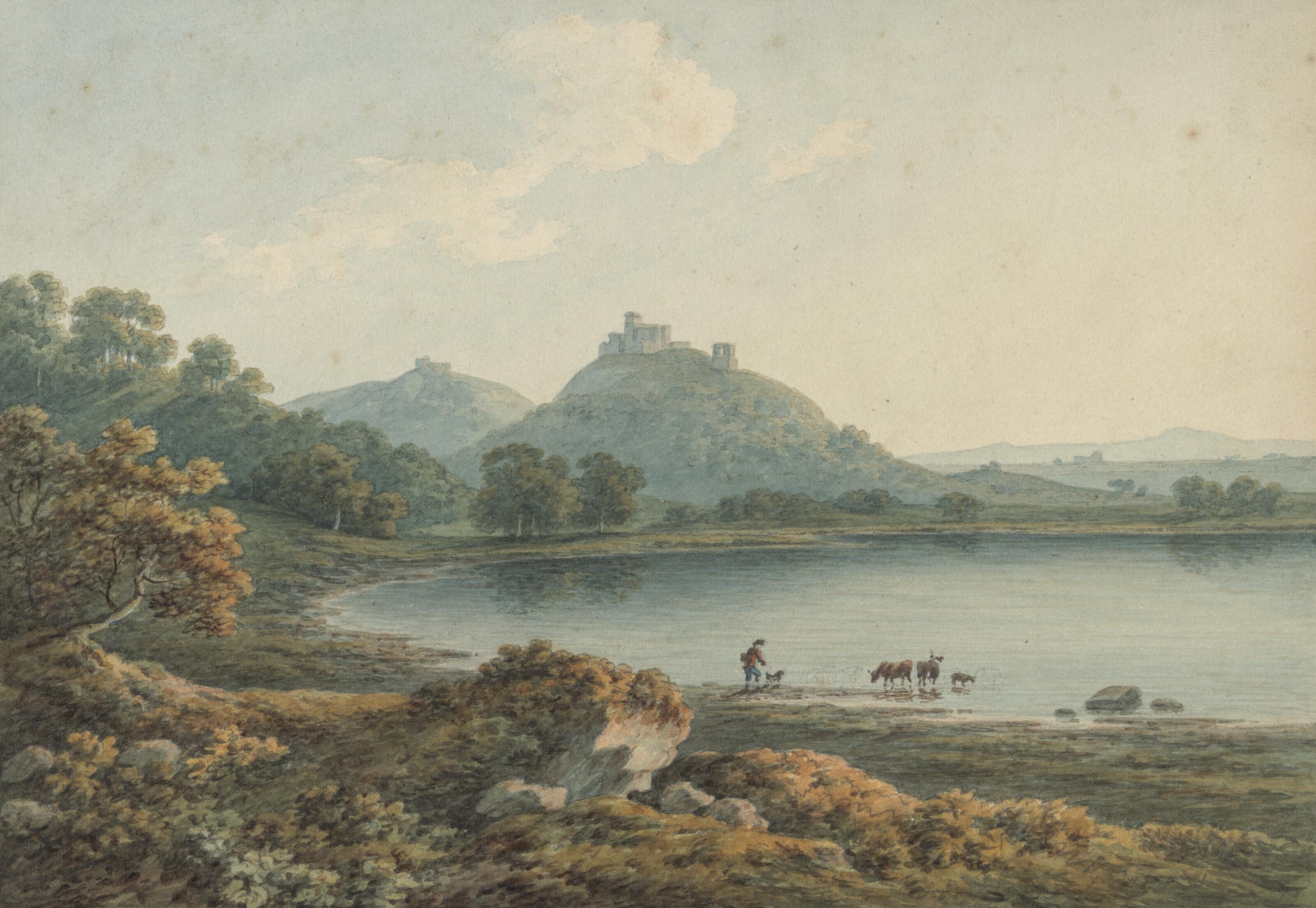 John \'Warwick\' Smith, O.W.S. - In the Roman Campagna