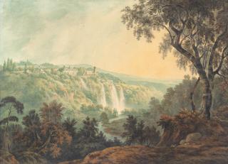 John Warwick Smith - A view of Tivoli